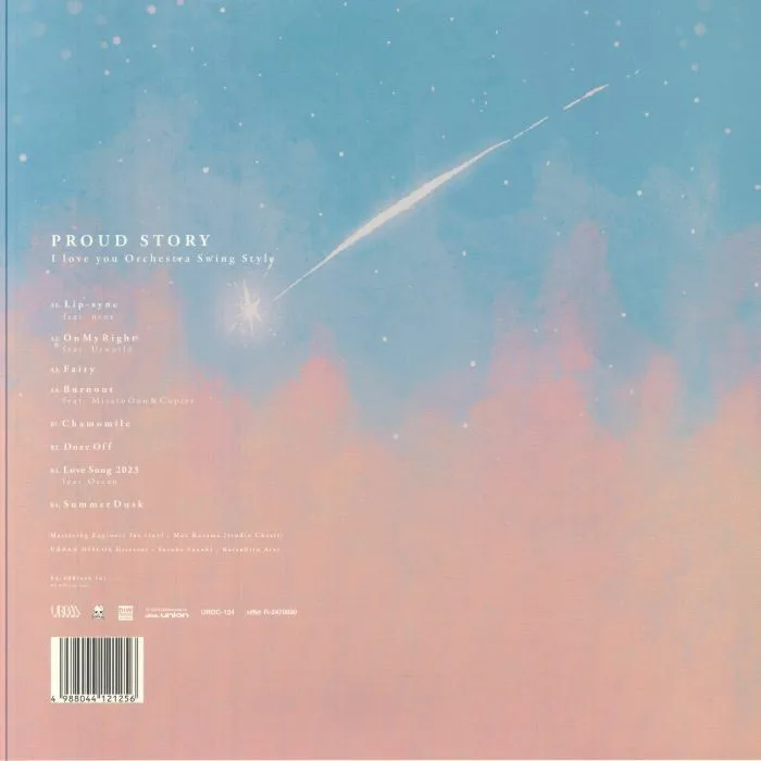 Back cover — ILYOSS aka I LOVE YOU ORCHESTRA SWING STYLE — Proud Story