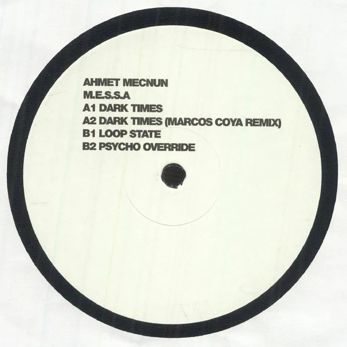 Лицевая сторона обложки — Ahmet MECNUN — MESSA