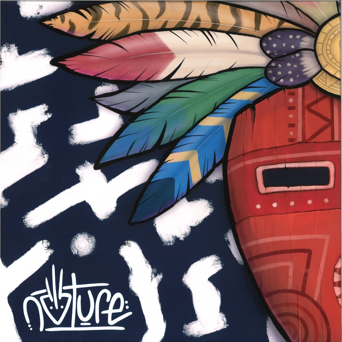 Back cover — Waff — Colours EP