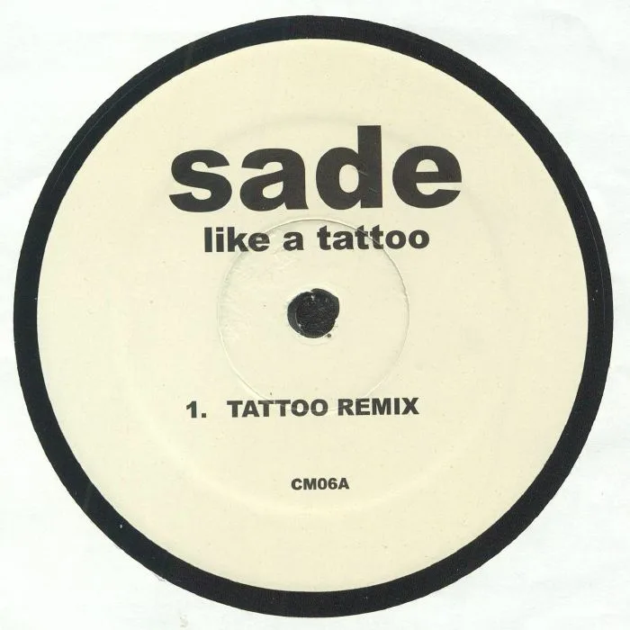 Front cover — SADE — Like A Tattoo (remixes)