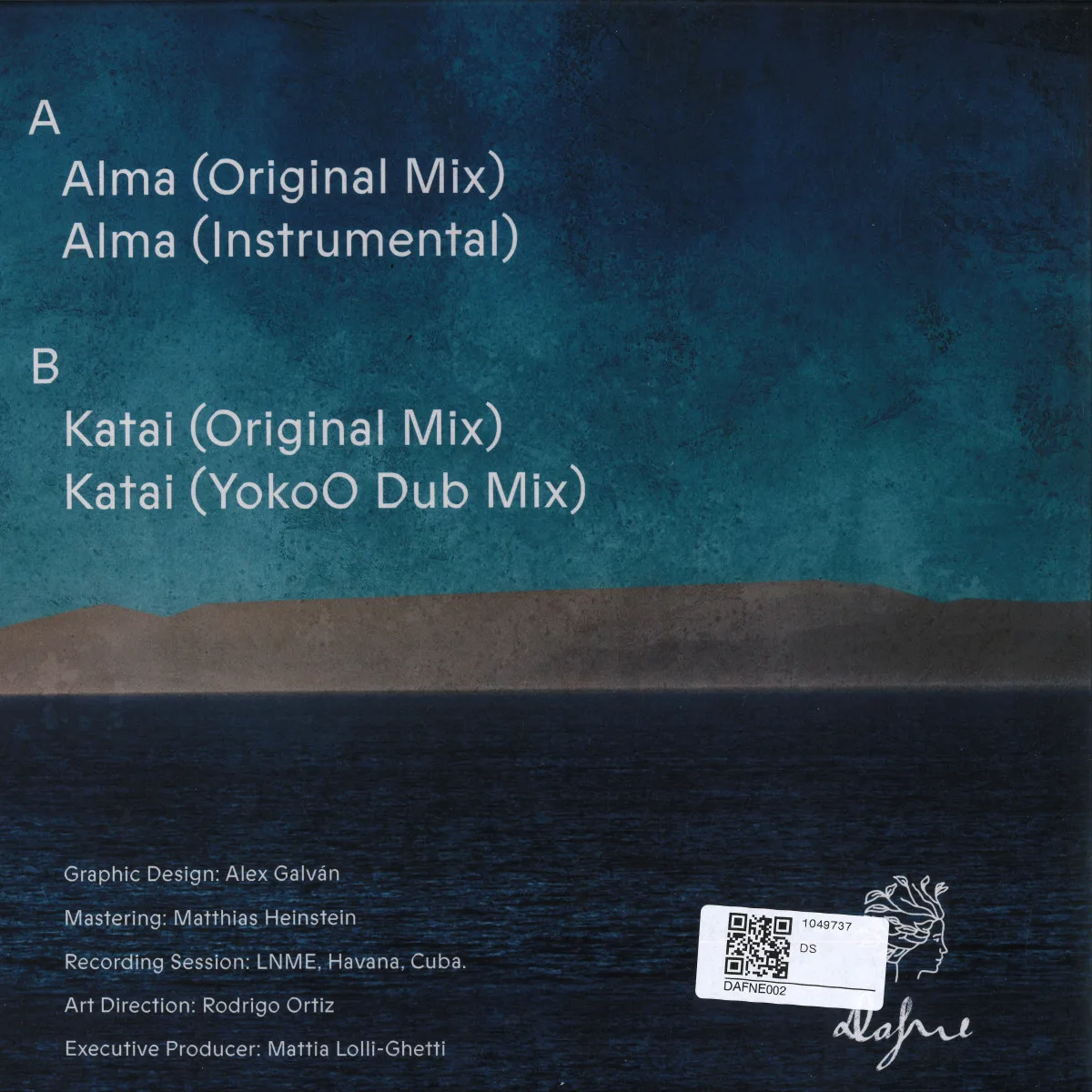 Back cover — Jacob Groening — Alma EP