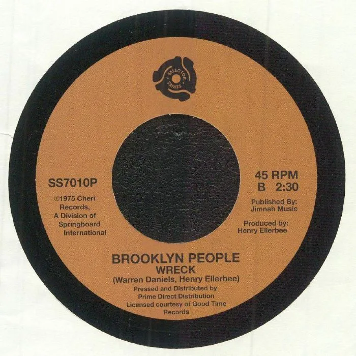 Back cover — BROOKLYN PEOPLE — Peace & Love (Record Store Day RSD 2025)