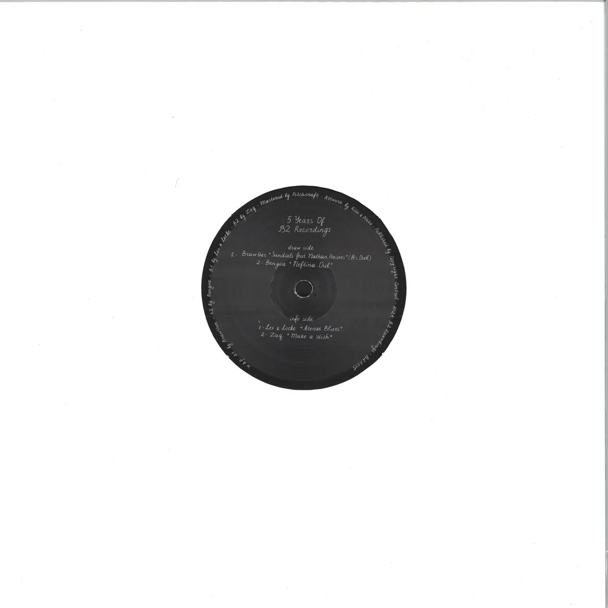 Back cover — Various — 5 Years Of B2 Recordings