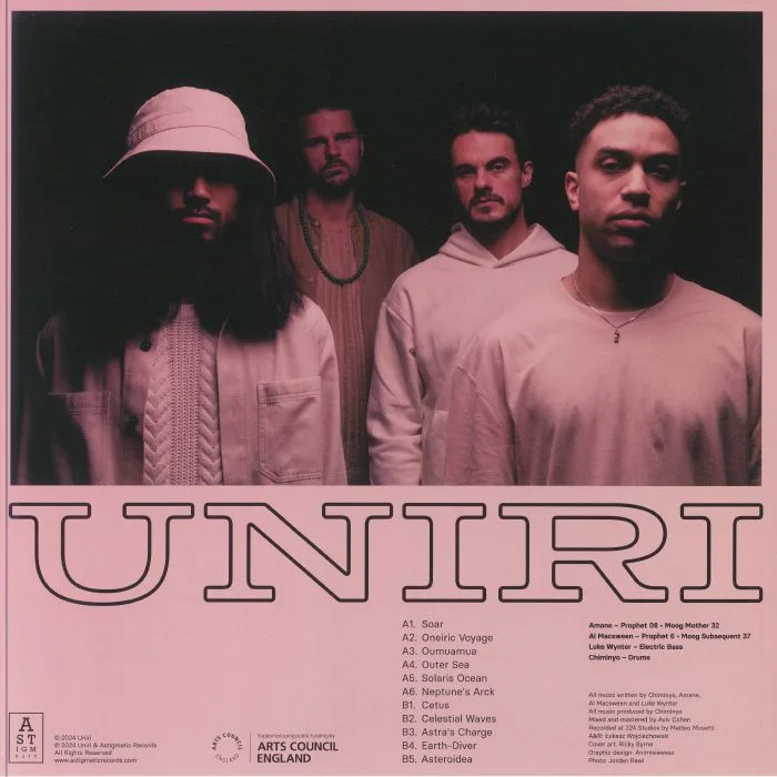 Обратная сторона обложки — UNIRI — Infinite Reflections