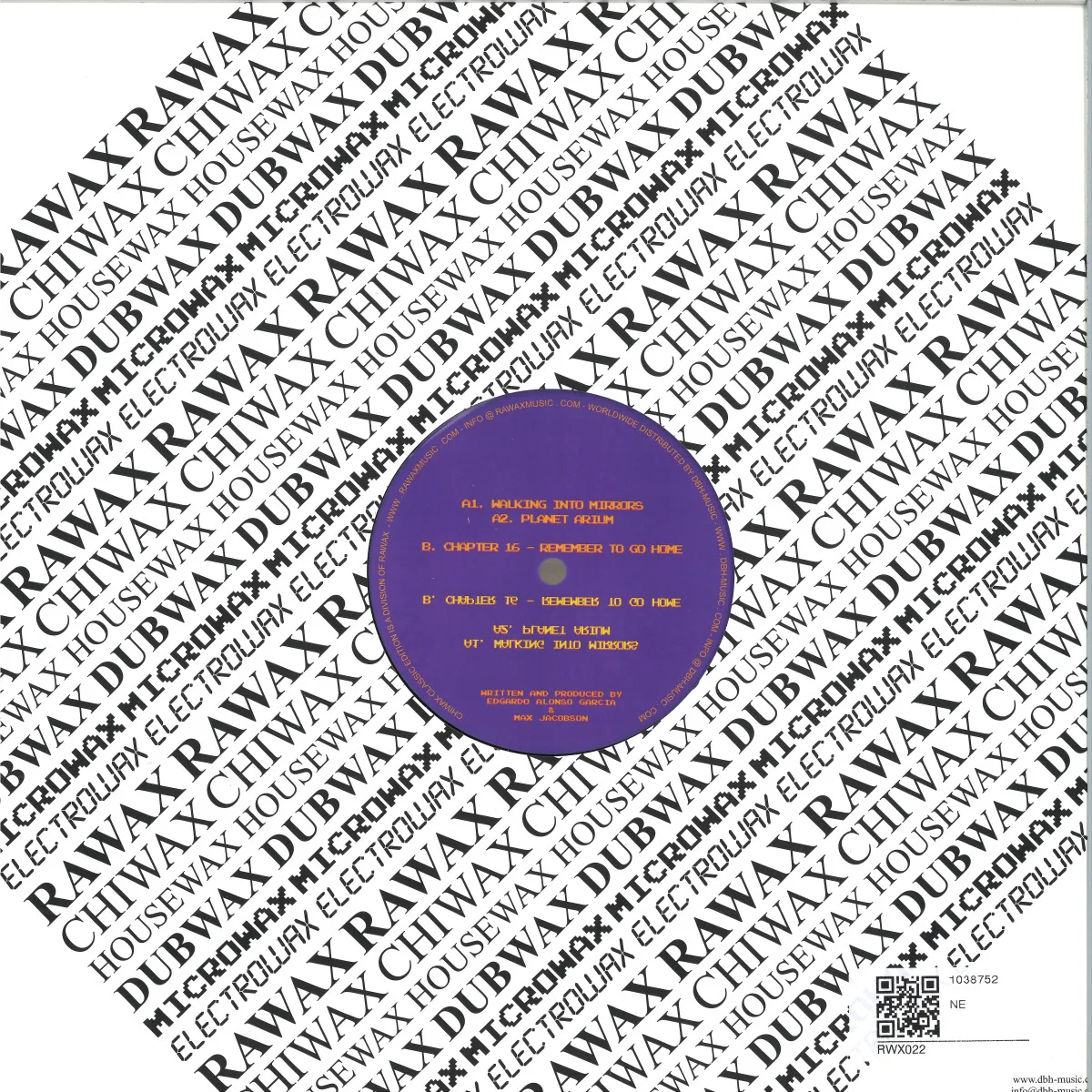Back cover — Sakro&Max Jacobson — WALKING INTO MIRRORS EP