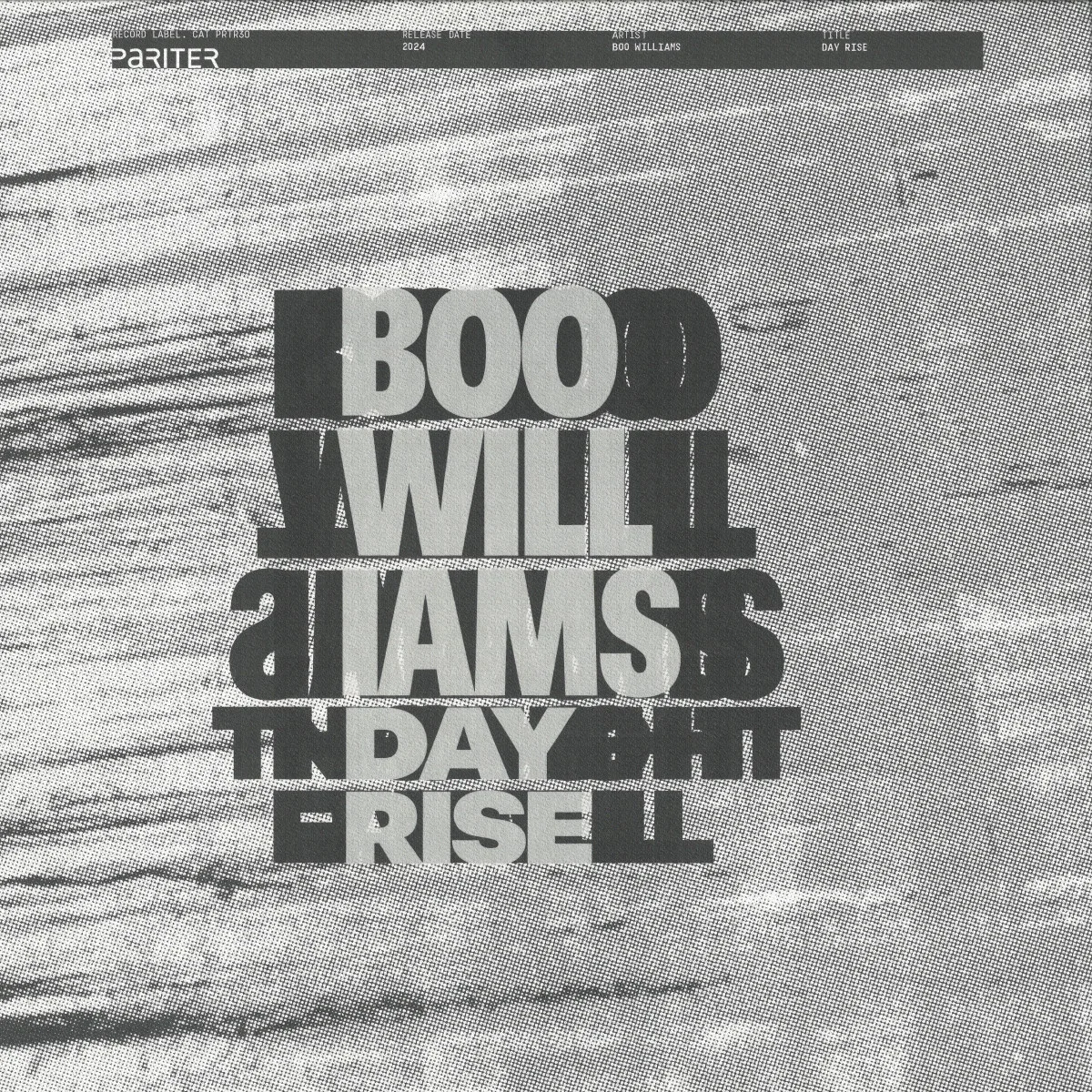 Лицевая сторона обложки — Boo Williams — Day Rise