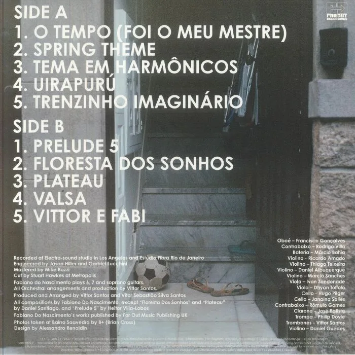 Обратная сторона обложки — Fabiano DO NASCIMENTO / VITTOR SANTOS ORCHESTRA — Vila