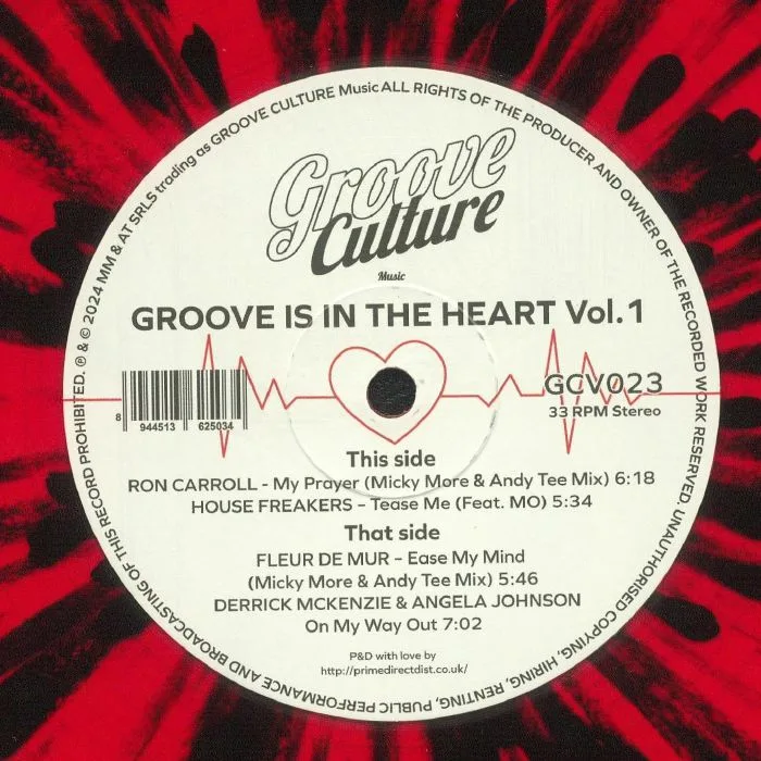 Обратная сторона обложки — Micky MORE / ANDY TEE / RON CARROLL / DERRICK McKENZIE / ANGELA JOHNSON / FLEUR DE MUR — Groove Is In The Heart Vol 1