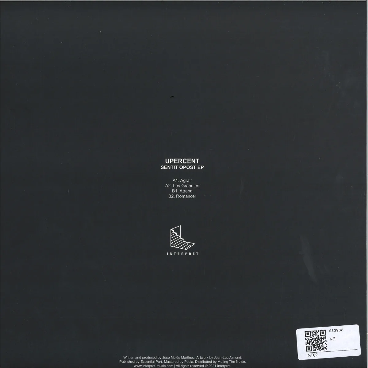Back cover — Upercent — Sentit Opost