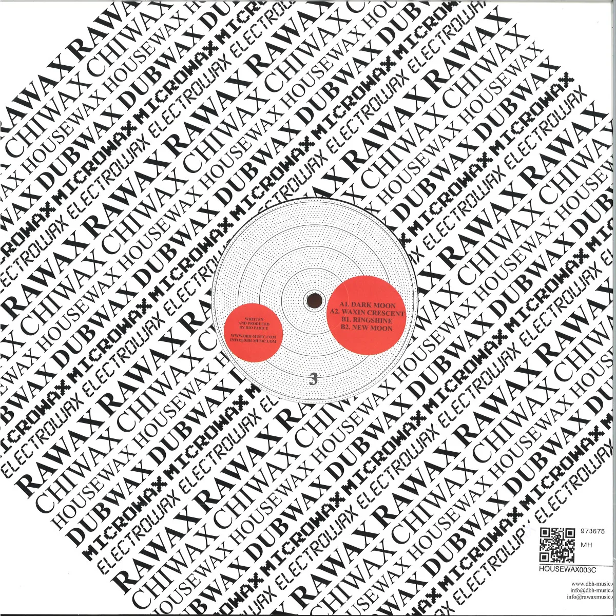 Back cover — Rio Padice — Moon Phases EP