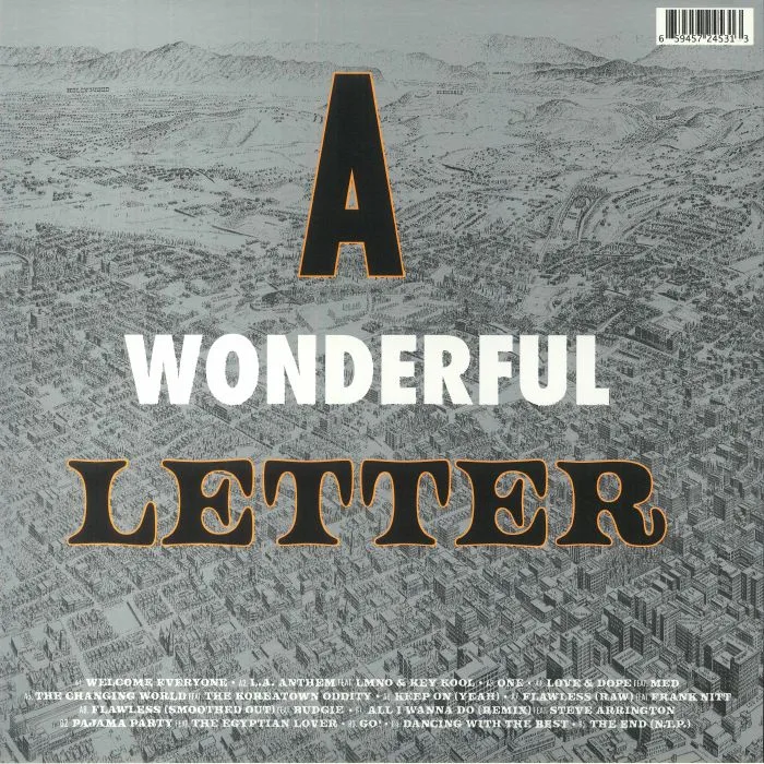 Back cover — J ROCC — A Wonderful Letter
