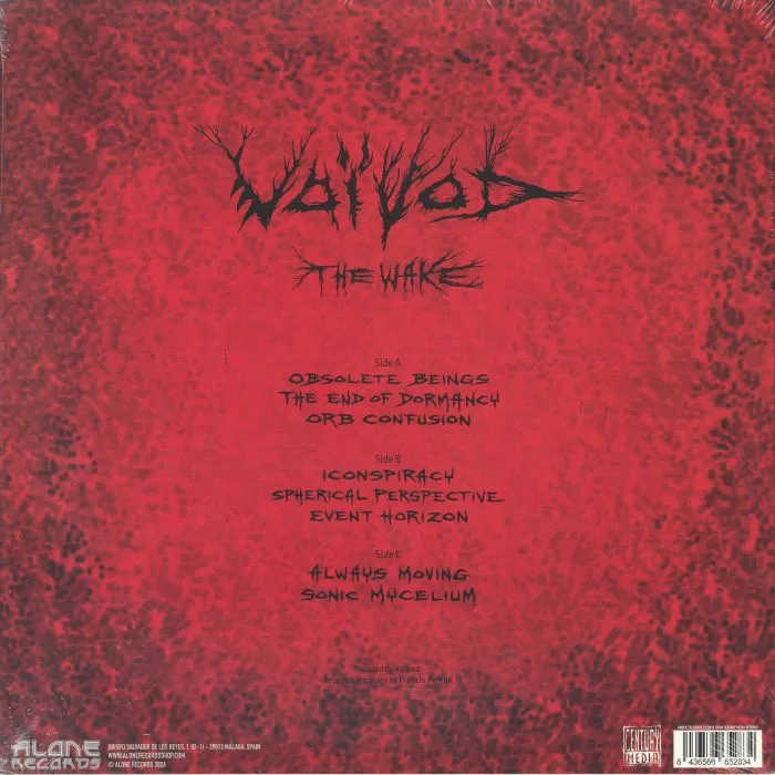 Обратная сторона обложки — VOIVOD — The Wake (reissue)