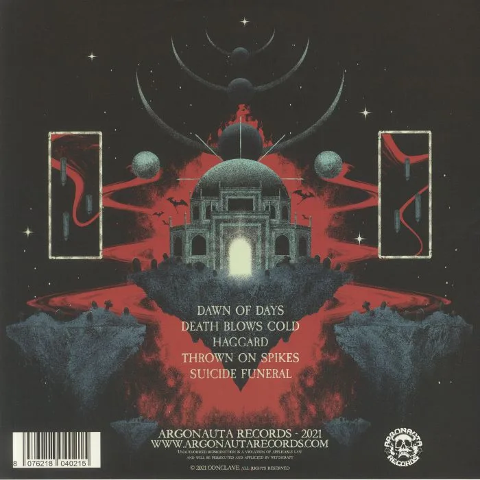 Back cover — CONCLAVE — Dawn Of Days