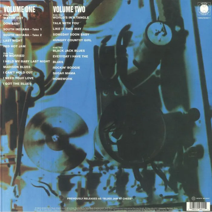 Back cover — FLEETWOOD MAC / VARIOUS — Blue Jams In Chicago Volume 1 & 2