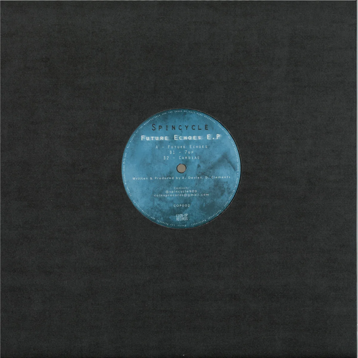 Back cover — Spincycle — Future Echoes EP