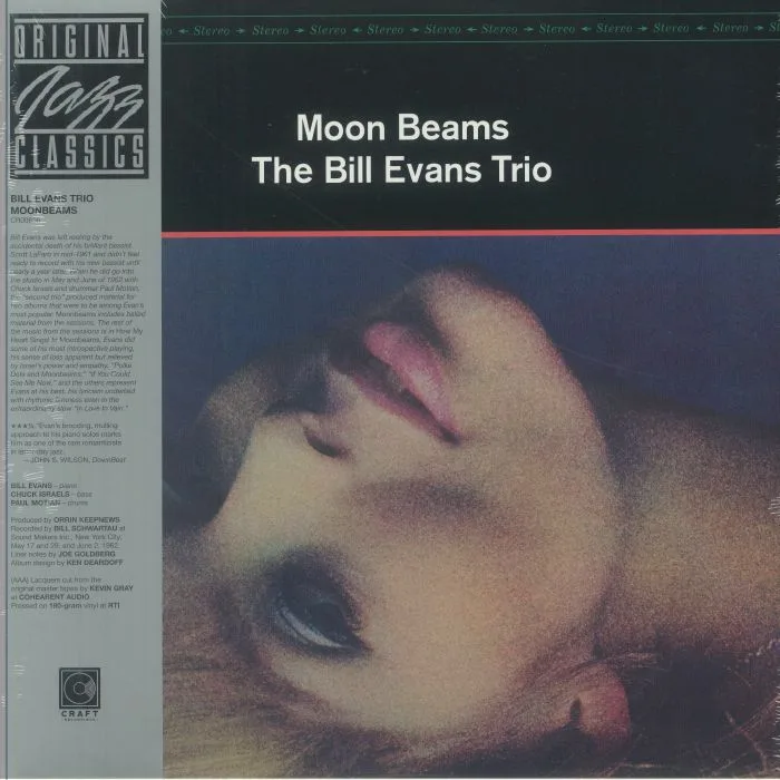 Лицевая сторона обложки — BILL EVANS TRIO — Moon Beams