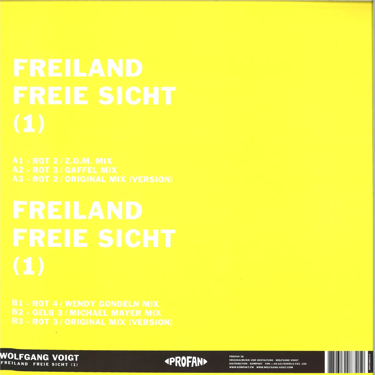 Back cover — Freiland — Freie Sicht (1)