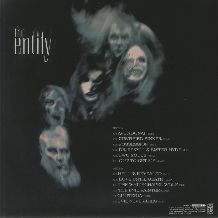 Back cover — DEATH SS — The Entity (B-STOCK)