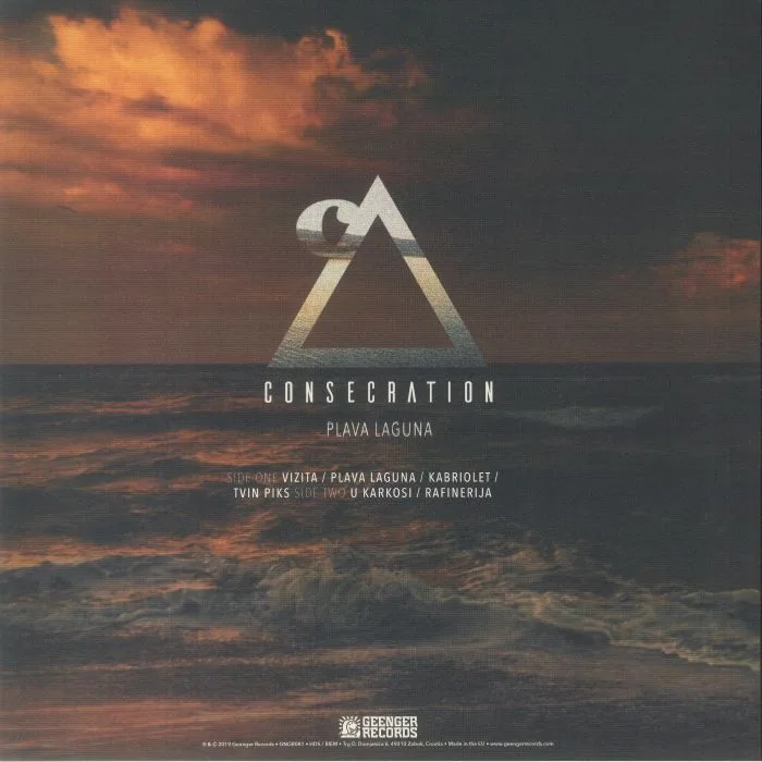 Back cover — CONSECRATION — Plava Laguna