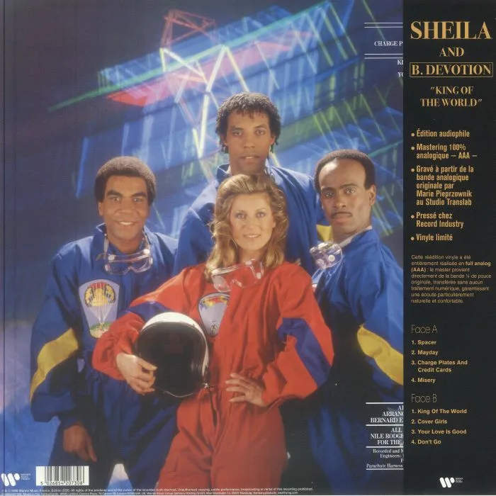 Обратная сторона обложки — SHEILA & B DEVOTION — King Of The World (Record Store Day RSD 2026)
