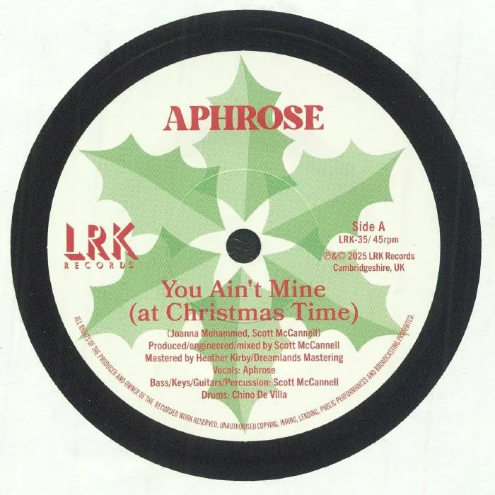 Лицевая сторона обложки — APHROSE — You Ain't Mine (At Christmas Time)