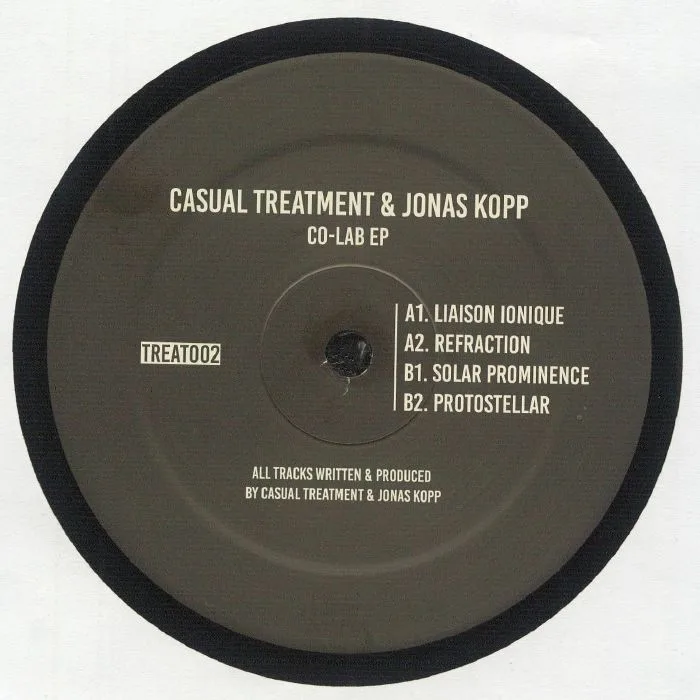 Обратная сторона обложки — CASUAL TREATMENT / JONAS KOPP — Co Lab EP