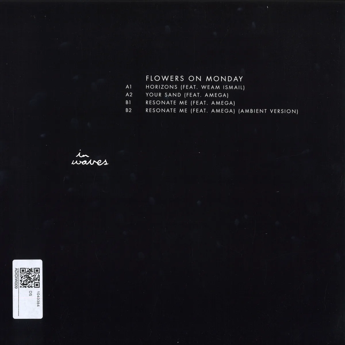 Back cover — Flowers On Monday — Horizons