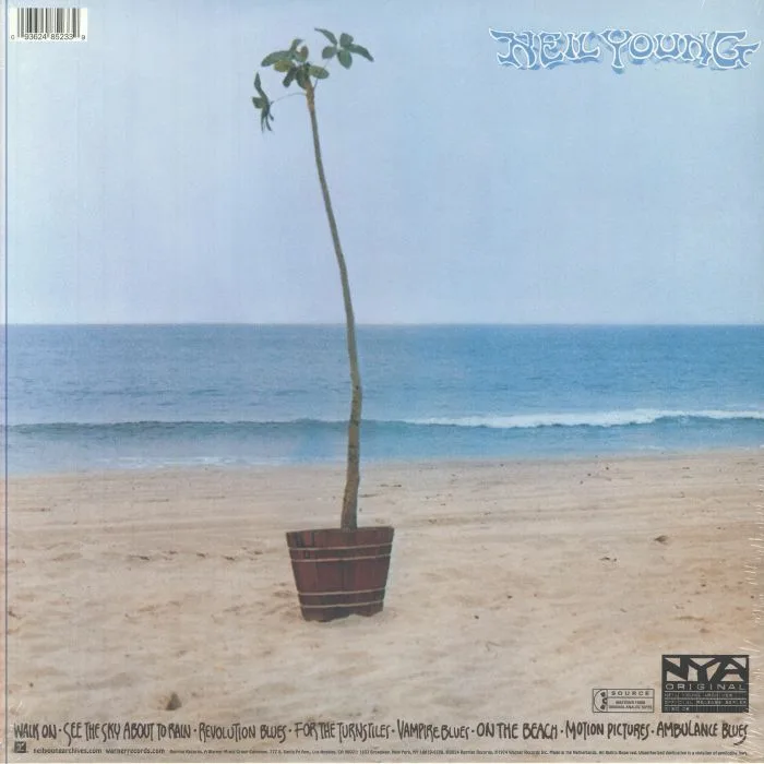 Back cover — Neil YOUNG — On The Beach (50th Anniversary Edition)