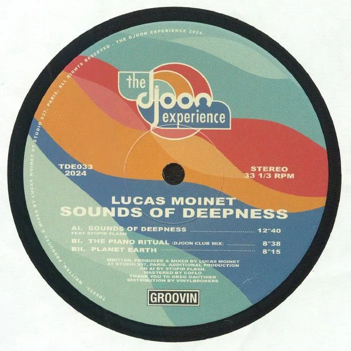 Front cover — Lucas MOINET — Sound Of Deepness