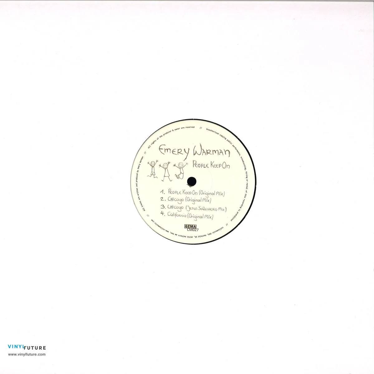 Back cover — Emery Warman — People Keep On Ep