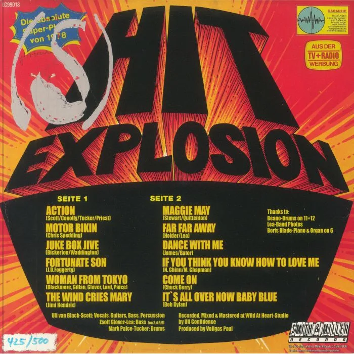 Back cover — CHURCH OF CONFIDENCE — (S)hit Explosion
