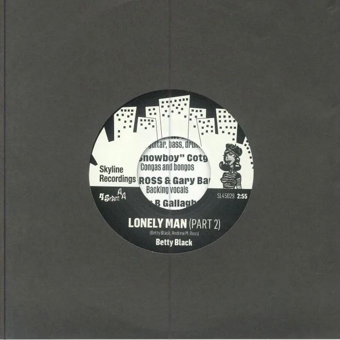Back cover — Betty BLACK — Lonely Man