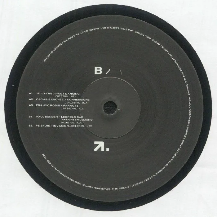 Обратная сторона обложки — JBLLSTRS / OSCAR SANCHEZ / FRANCO ROSSI / LEOPOLD BAR / PAUL RENDER / FEISFOIS — First Strike EP