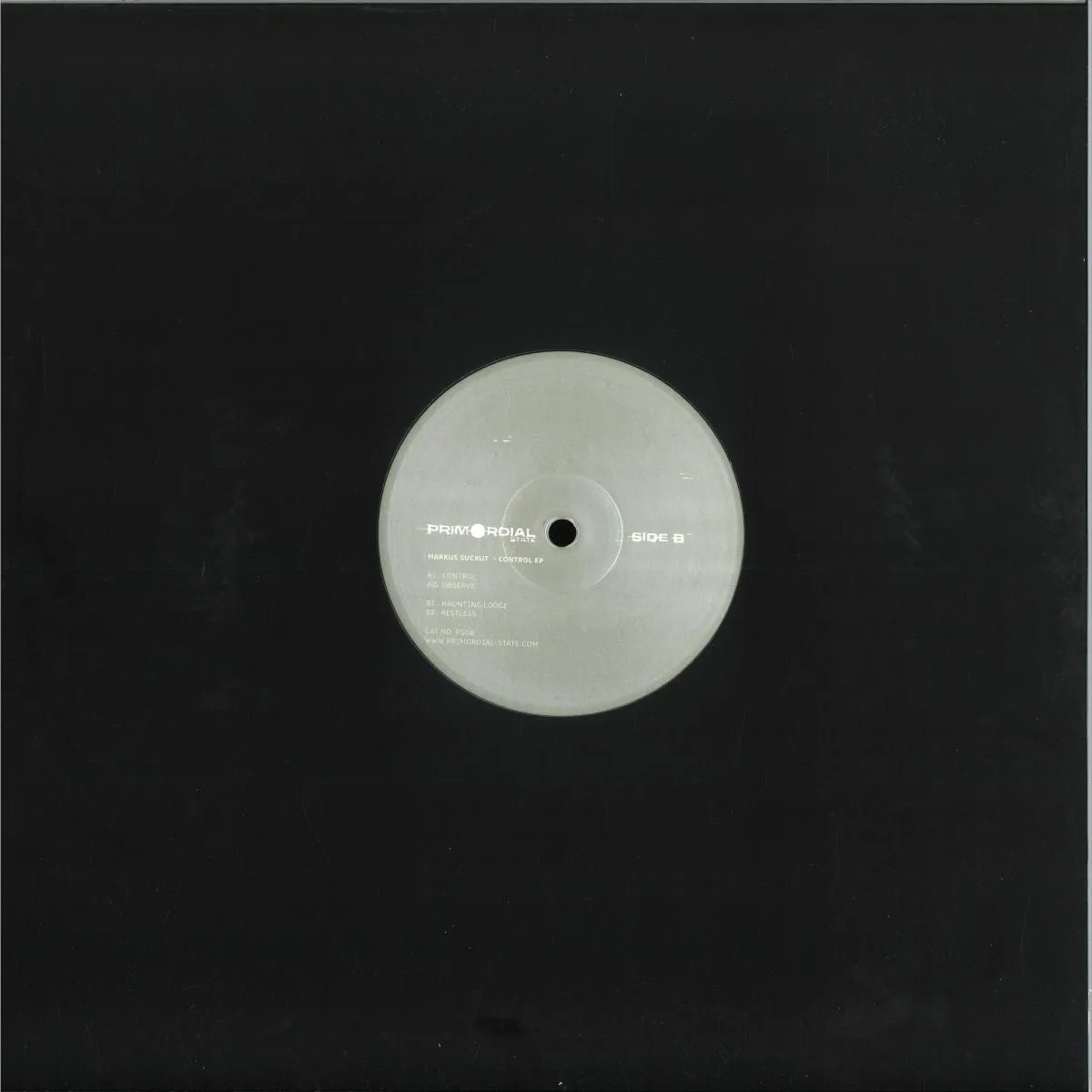 Back cover — Markus Suckut — Control EP