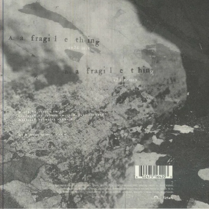 Back cover — The CURE — A Fragile Thing