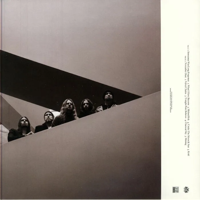 Back cover — SWALLOW THE SUN — Shining