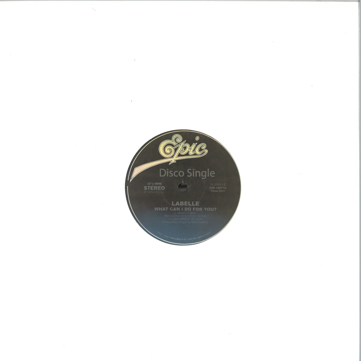 Back cover — Patti Labelle — Music Is My Way of Life / What Can I Do for You
