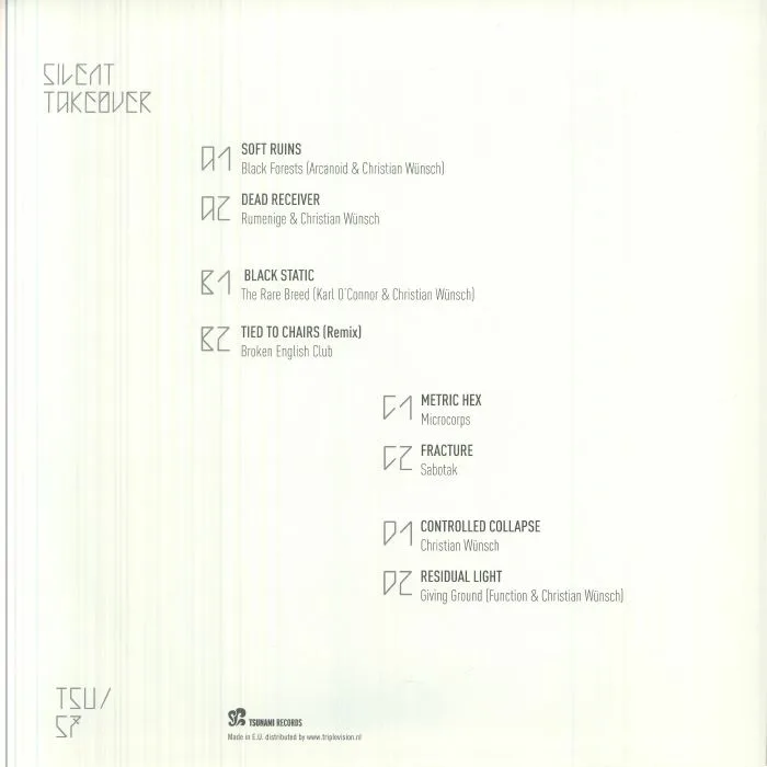 Обратная сторона обложки — VARIOUS — Silent Takeover