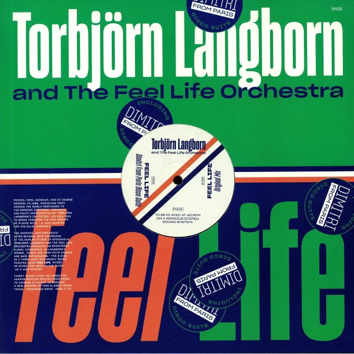 Лицевая сторона обложки — TORBJORN LANGBORN & THE FEEL LIFE ORCHESTRA — Feel Life