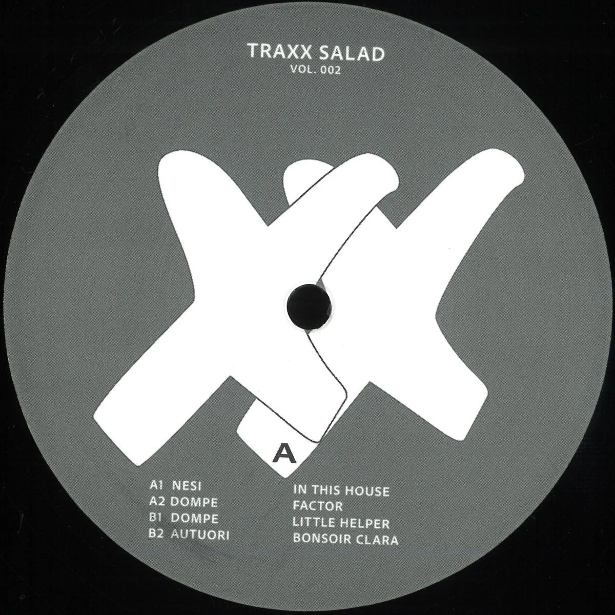 Лицевая сторона обложки — Nesi, Dompe, Autuori — Traxx Salad Vol. 2