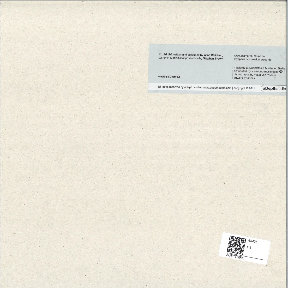 Back cover — Arne Weinberg — Integrity Constraint Part 2