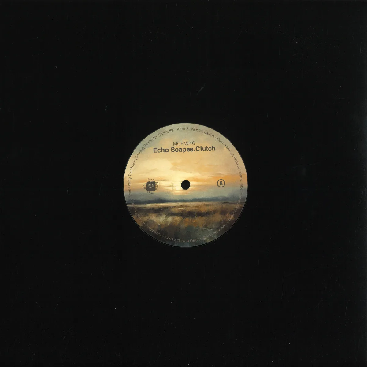 Обратная сторона обложки — Various — Echo Scapes. Clutch