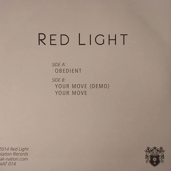 Обратная сторона обложки — RED LIGHT — Obedient