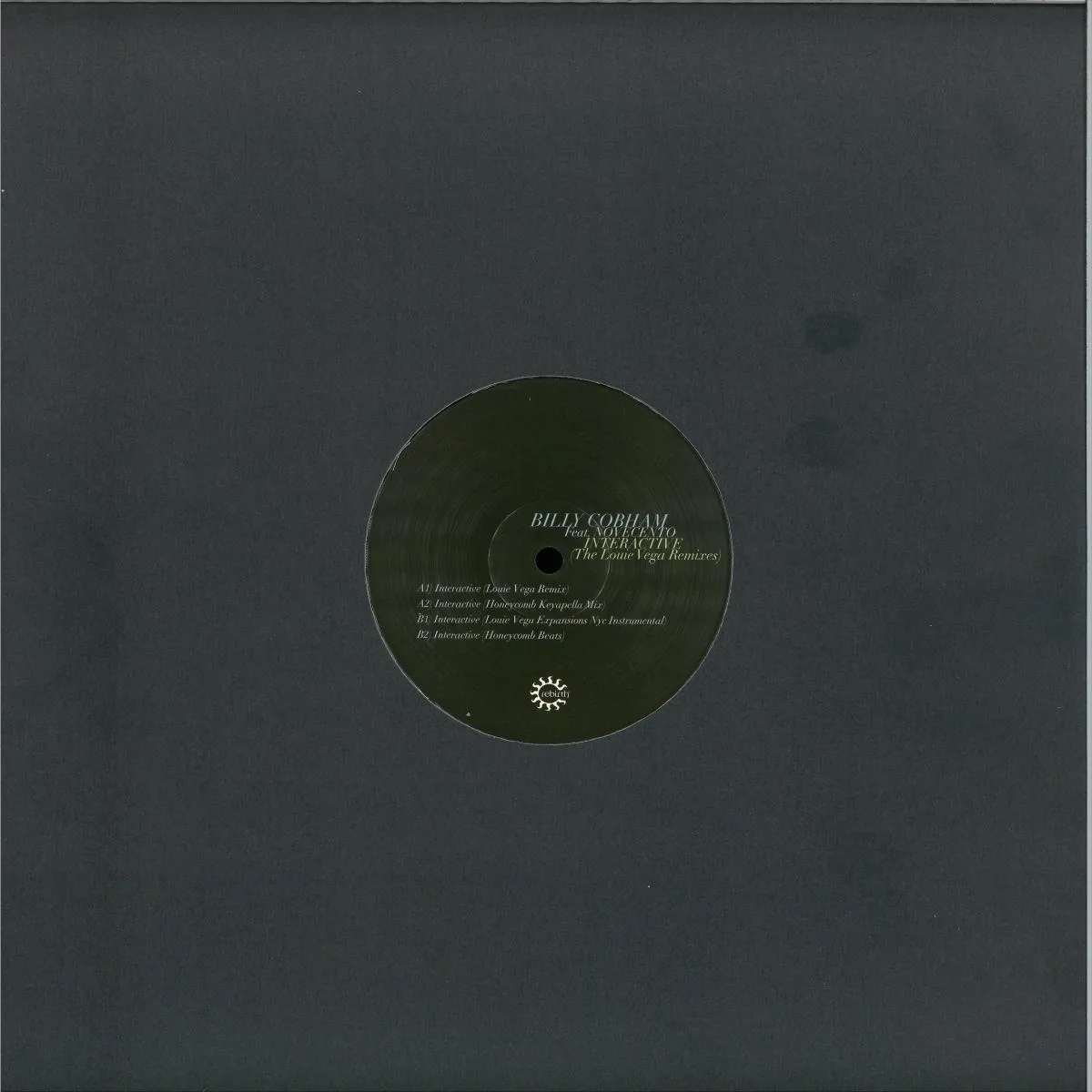 Back cover — Billy Cobham Featuring Novecento — Interactive (Louie Vega Remixes)
