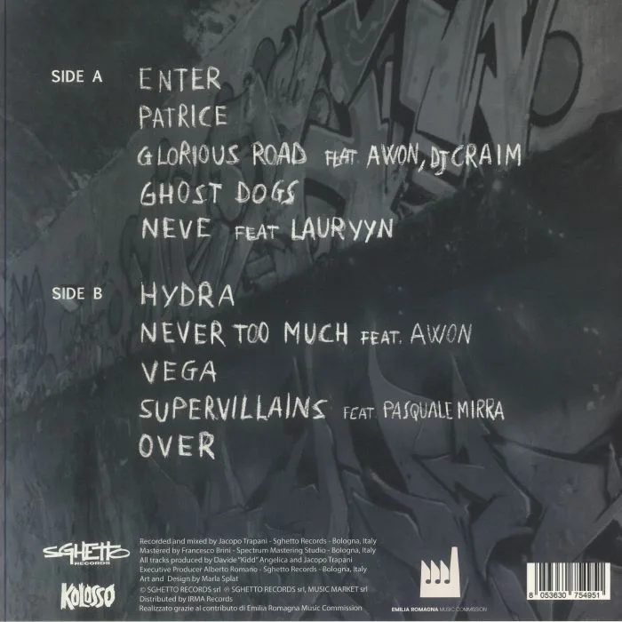 Back cover — KOLOSSO — Over