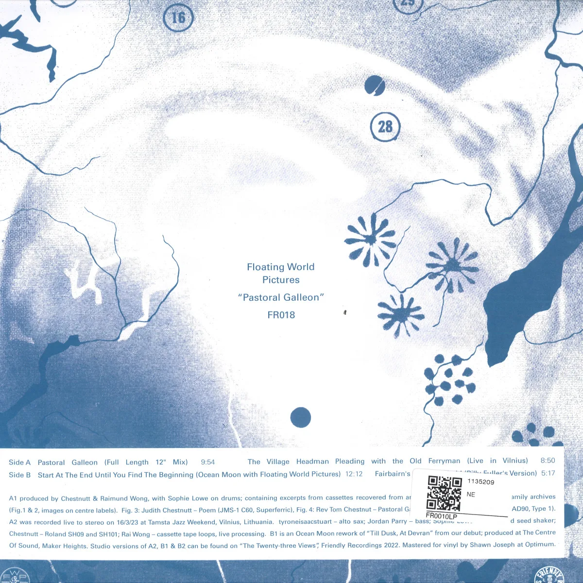 Back cover — Floating World Pictures — Pastoral Galleon