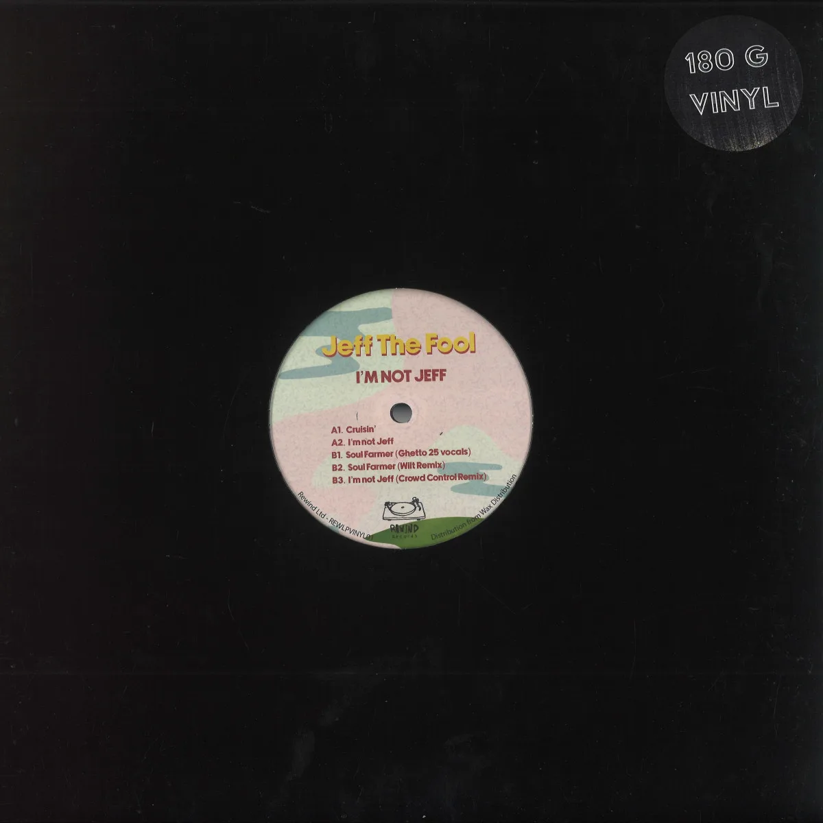 Back cover — Jeff The Fool — I`m not Jeff