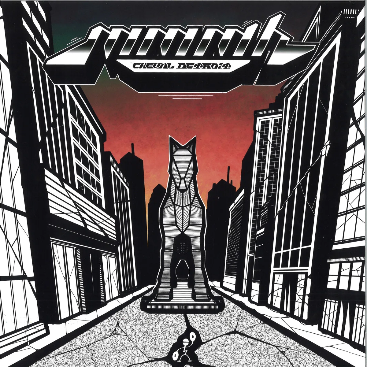 Лицевая сторона обложки — Mmmh — Cheval Detroit LP 3x12"