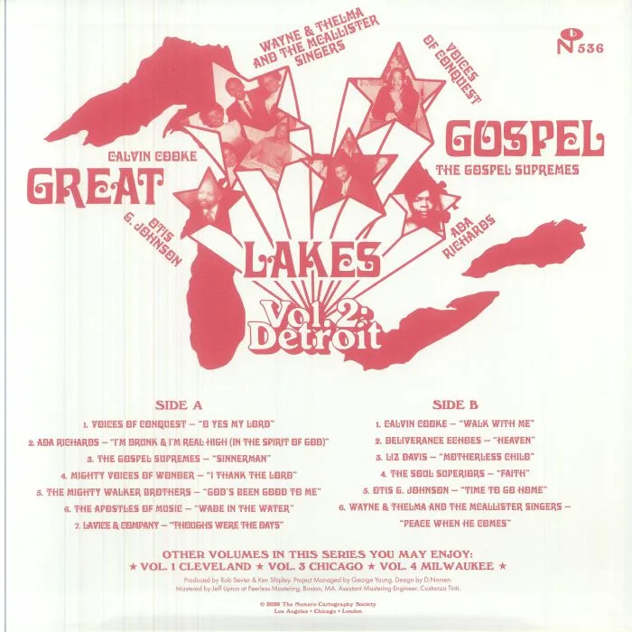 Back cover — VARIOUS — Great Lakes Gospel: Detroit
