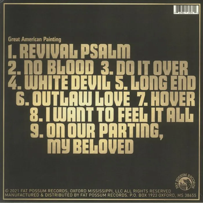 Back cover — The DISTRICTS — Great American Painting